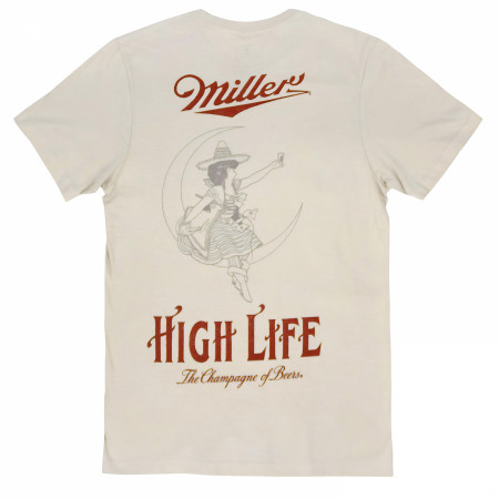 Miller High Life Girl in the Moon T-Shirt